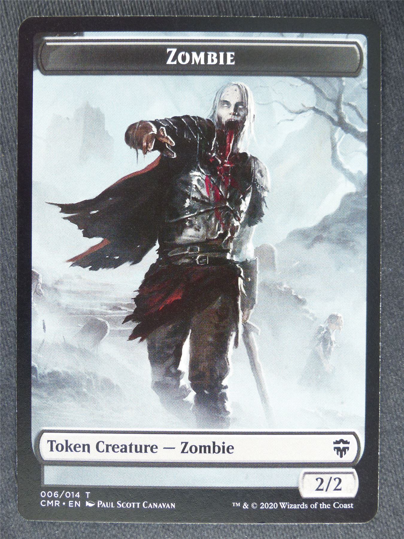 Zombie Token - Mtg Magic Cards #JT