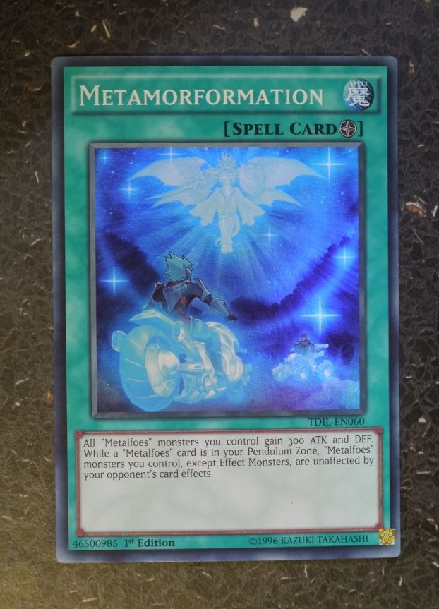 YuGiOh Cards: METAMORFORMATION TDIL SUPER RARE # G40