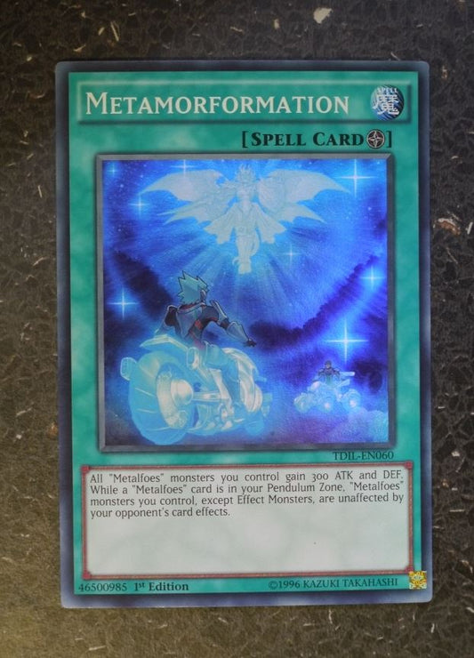 YuGiOh Cards: METAMORFORMATION TDIL SUPER RARE # G40