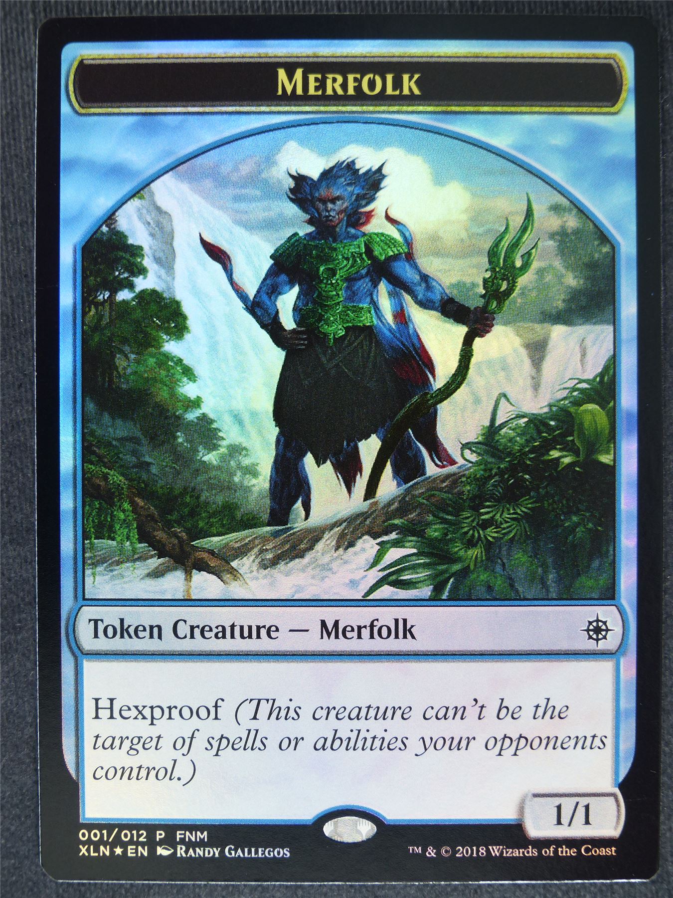 Merfolk / Treasure Token Foil Promo - Mtg Magic Cards #L2