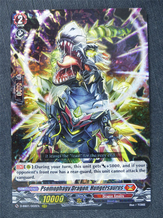 Psomophagy Dragon Hungersaurus D-SS01 RRR - Vanguard Cards #15S