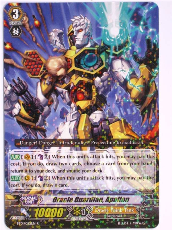 Cardfight!! Vanguard CCG - ORACLE GUARIDAN, APOLLON 025EN