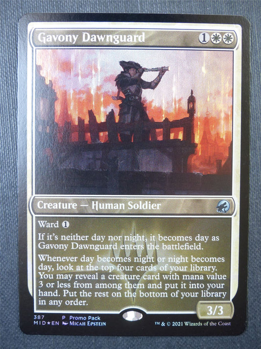 Gavony Dawnguard Promo Foil - Mtg Card #8CZ