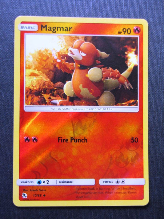 Magmar 10/68 Reverse Holo - Pokemon Cards #2B5