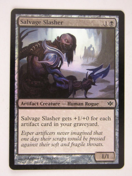 Mtg FOIL - SALVAGE SLASHER - played
