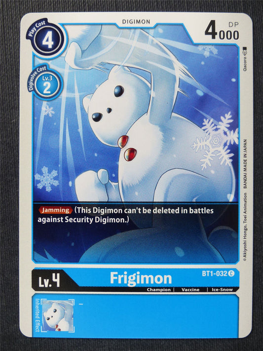 Frigimon BT1-032 C - Digimon Cards #SQ