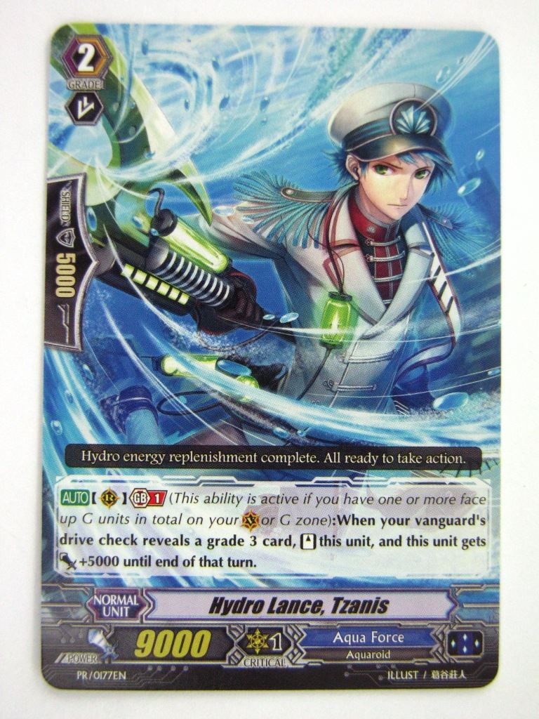 Vanguard Cards:  HYDRO LANCE, TZANIS Promo # 1G24