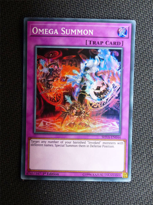 Omega Summon - SHVA - Super Rare - Yugioh Card # 1E23