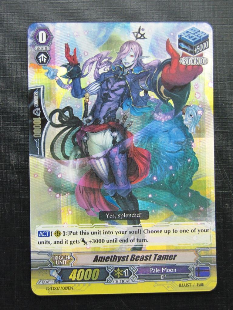 Vanguard Cards: AMETHYST BEAST TAMER G-TD07 FOIL # 20F53