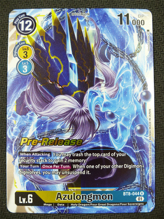 Azulongmon BT8-044 R Pre-Release Promo - Digimon Card #5QL