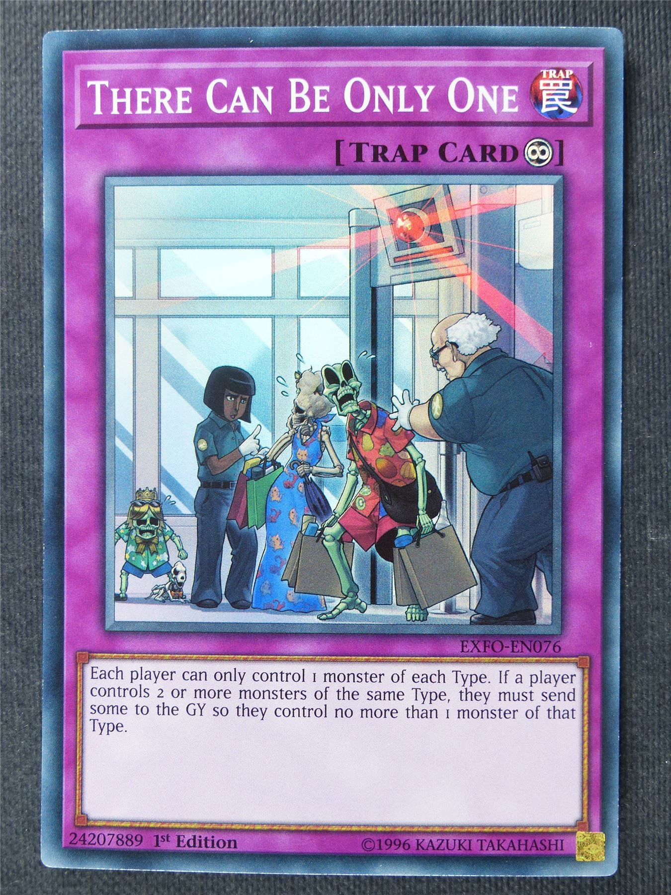 There Can Only Be One EXFO Super Rare - 1st ed - Yugioh Cards #2L3