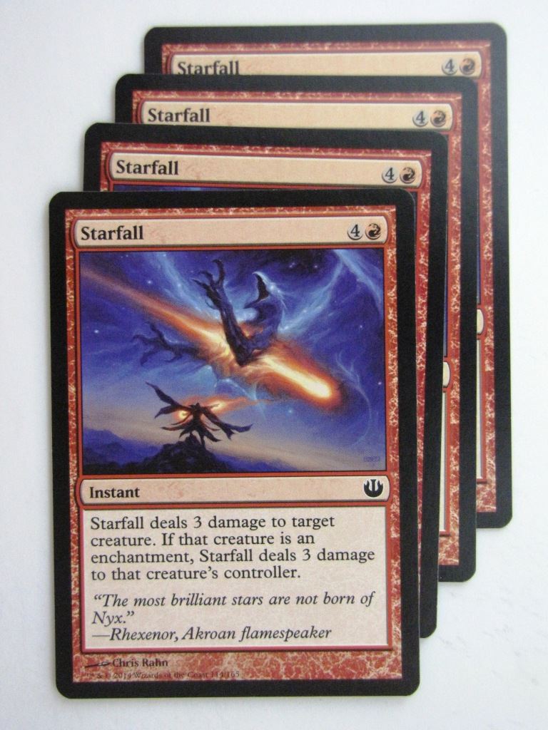 MTG Magic Cards: STARFALL x4 Journey to Nyx playset # 24B50