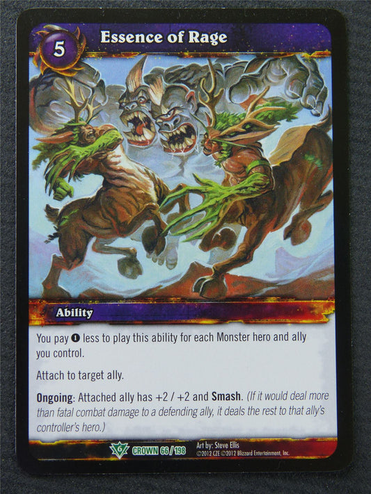 Essence Of Rage - Uncommon - World Of Warcraft #1I5