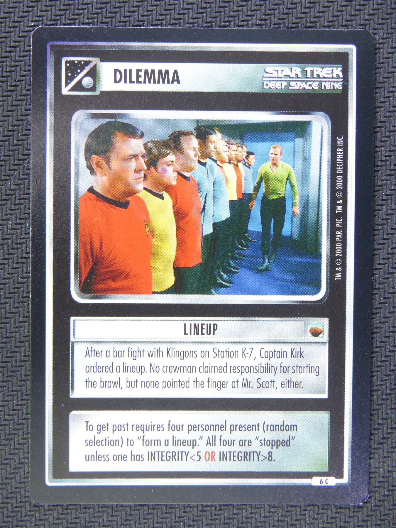 Dilemma Lineup - Star Trek CCG Deep Space Nine #57C