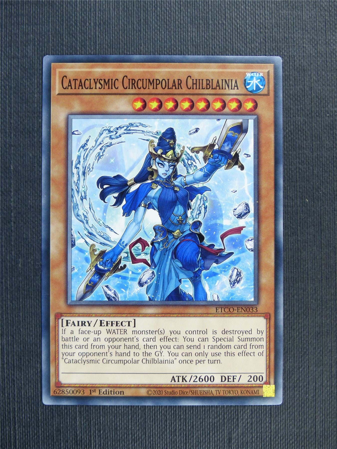 Cataclysmic Circumpolar Chilblainia - ETCO - 1st ed Yugioh Card