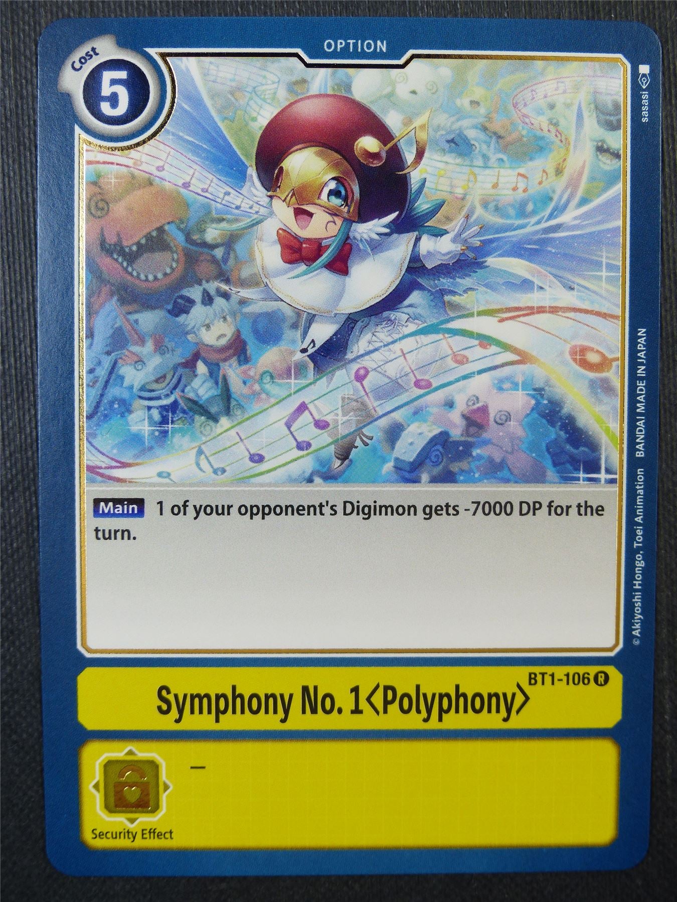 Symphony No 1 Polyphony BT1-106 R - Digimon Card #8ZP