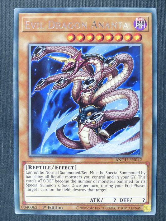 Evil Dragon Ananta ANGU Rare - 1st ed Yugioh Cards #35J