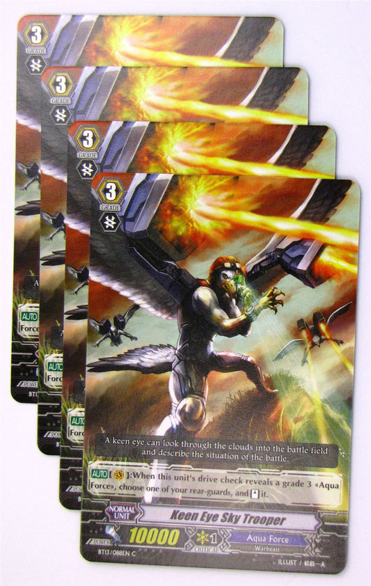 Cardfight!! Vanguard - Keen Eye Sky Trooper x4 BT13/088EN C