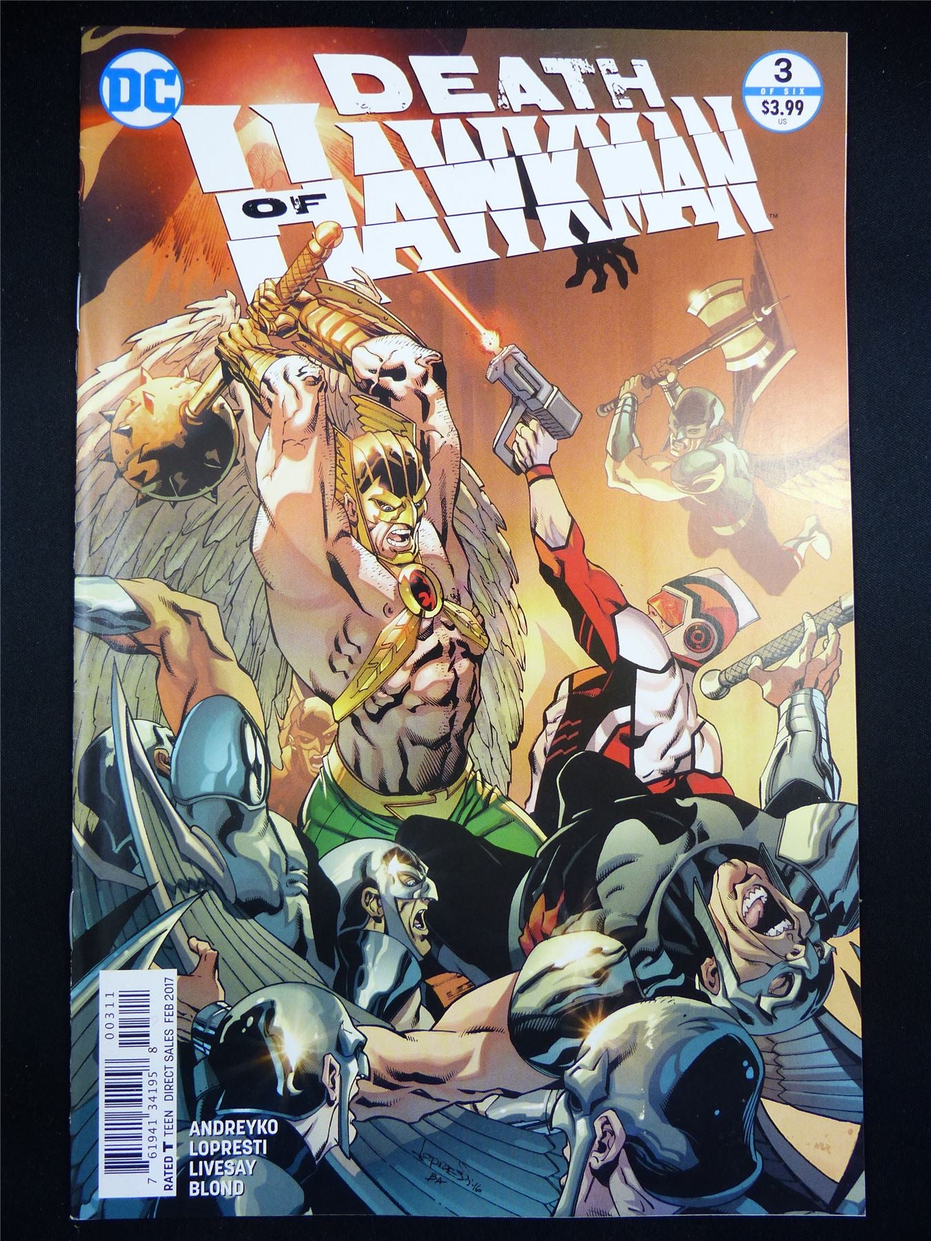 Death of HAWKMAN #3 - DC Comics #Q4