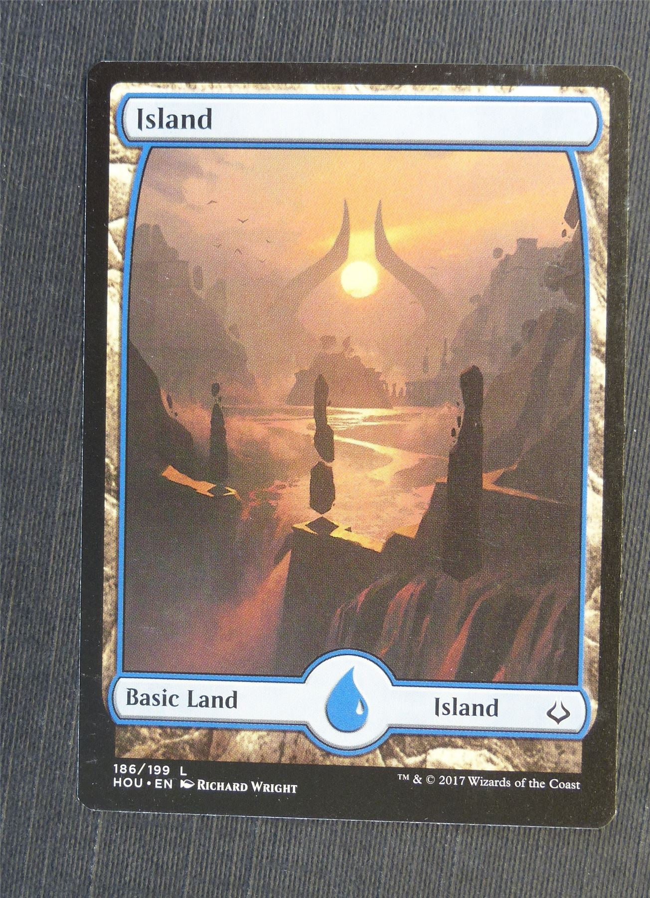 Island Full Art 186/199 - Mtg Magic Cards #5DX