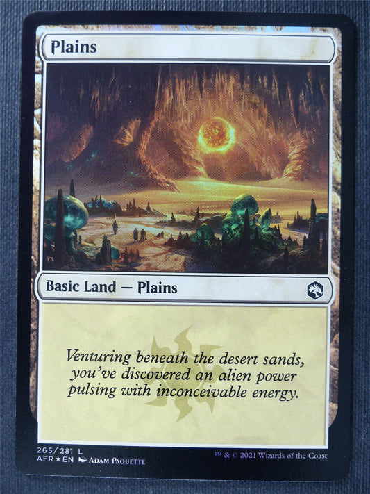 Plains 265/281 Foil - AFR - Mtg Card #2C4