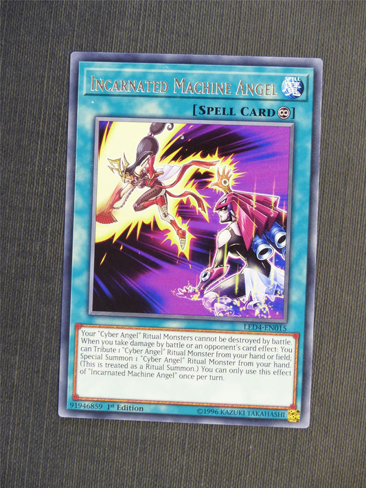 Incarnated Machine Angel LED4 Rare - 1st ed - Yugioh Cards #5IS