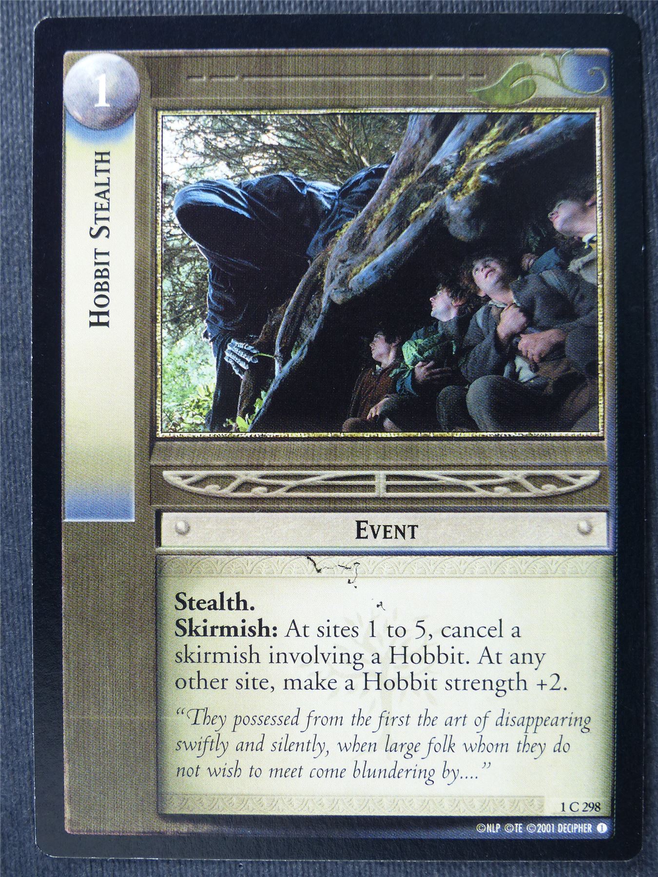 Hobbit Stealth 1 C 298 - LotR Card #4BL