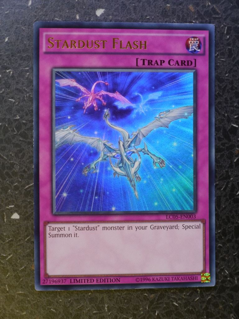 Yugioh Cards: STARDUST FLASH LC05 SUPER RARE # 4A48