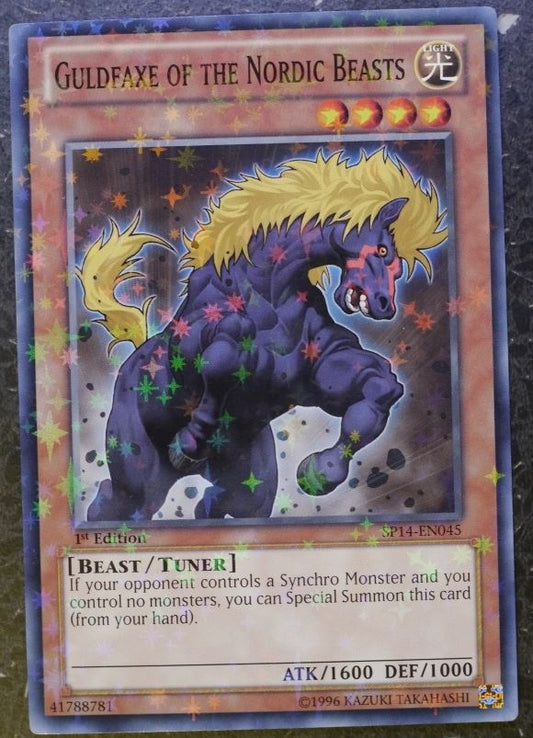 Yugioh Cards: GULDFAXE OF THE NORDIC BEASTS SP14 STARFOIL # 3A8