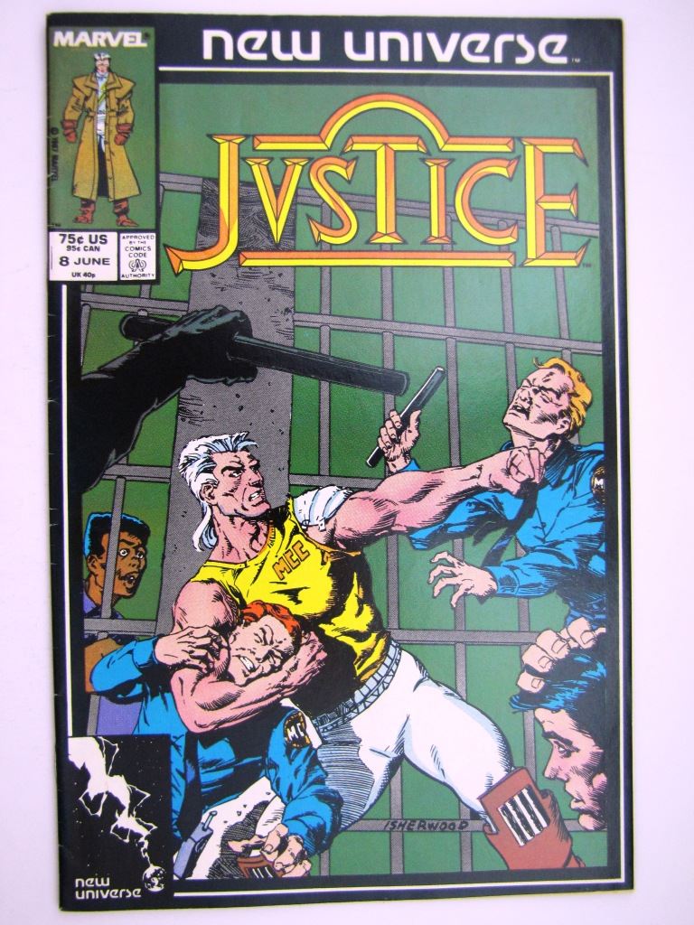 Marvel Comics: JUSTICE #8 JUNE 1987 # 26G88