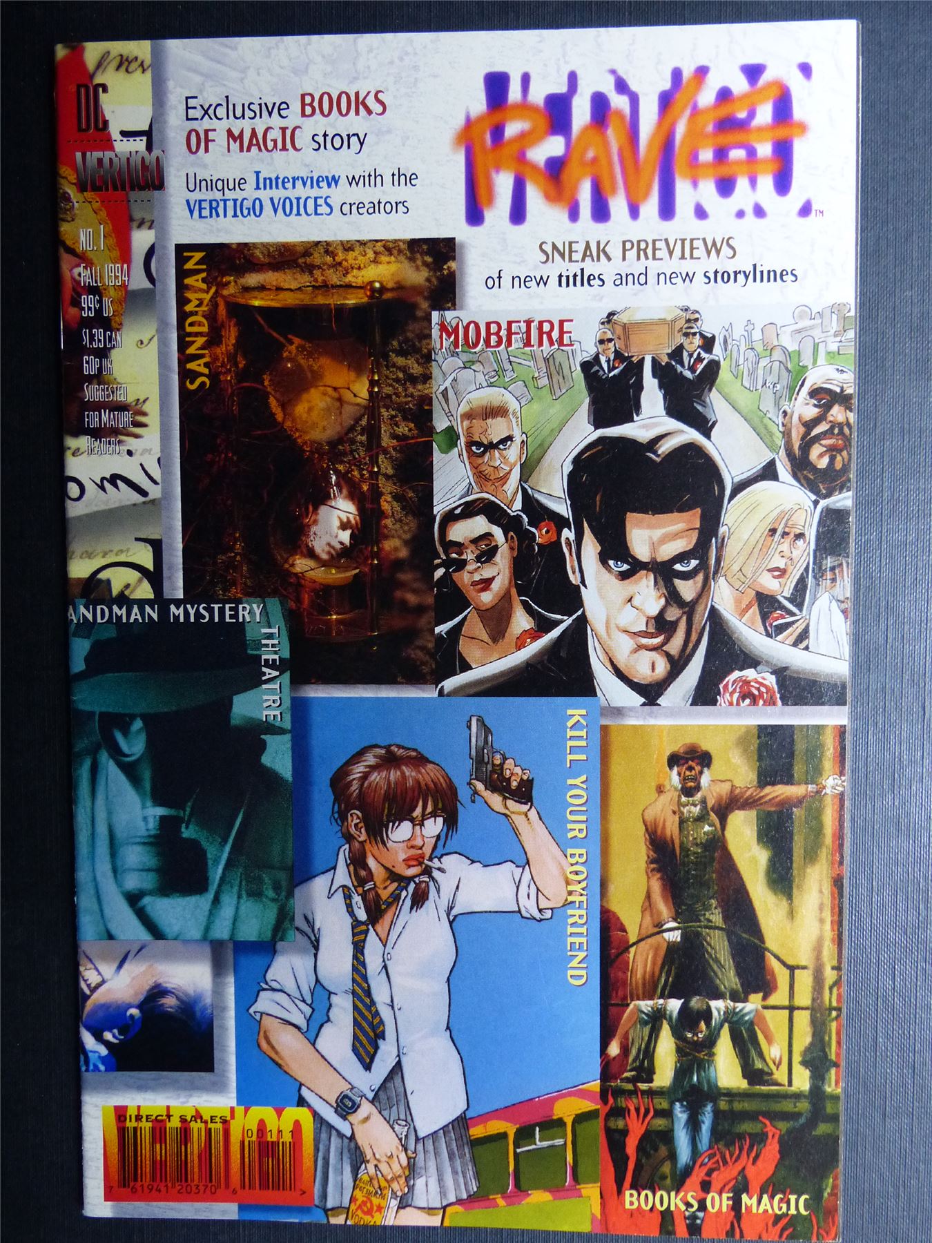 VERTIGO Rave #1 - DC Vertigo Comics #G3