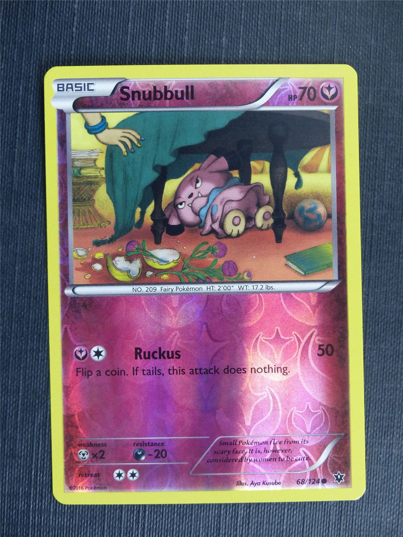 Snubbull 68/124 Reverse Holo - Pokemon Cards #1YM