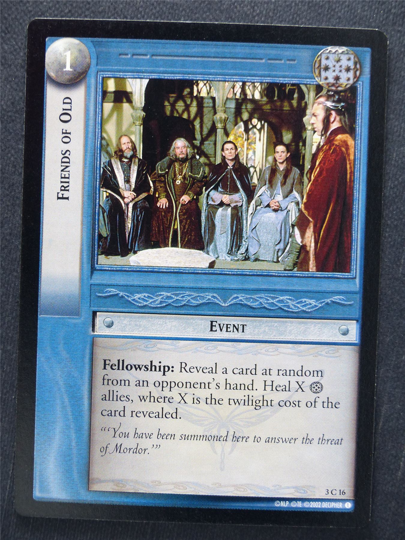 Friends of Old 3 C 16 - LotR Cards #VE