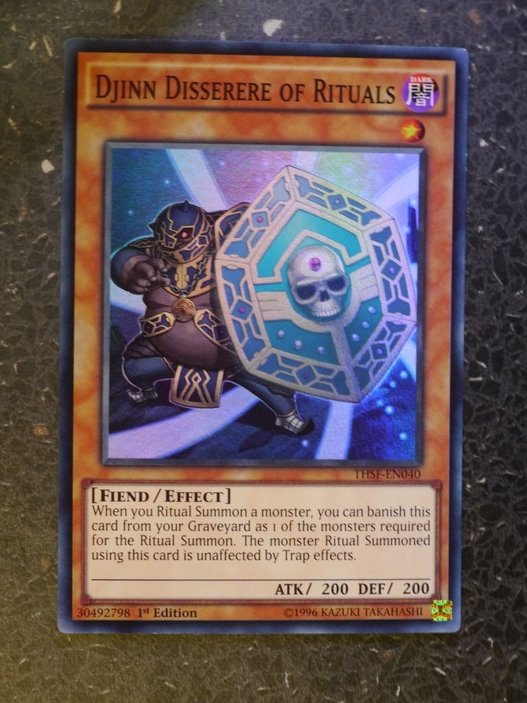 Yugioh Cards: DJINN DISSERERE OF RITUALS THSF SUPER RARE # 3B7