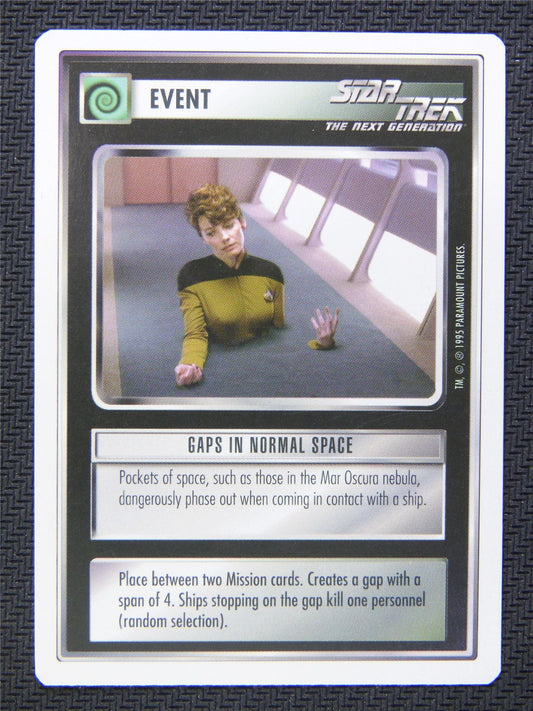 Event Gaps in Normal Space - Star Trek CCG Next Gen #4WW