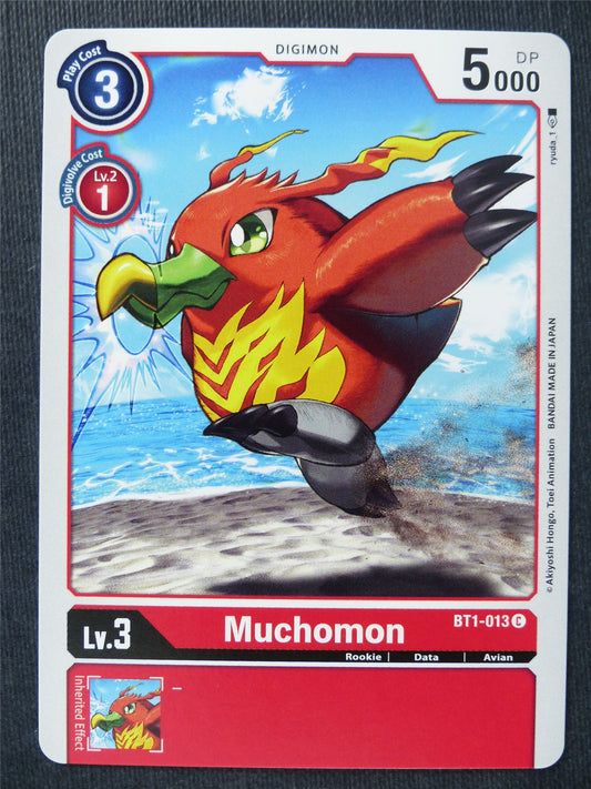 Muchomon BT1-013 C - Digimon Cards #TI