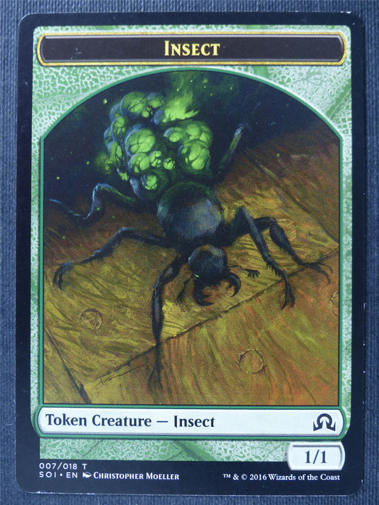 Insect Token - Mtg Card #1WB