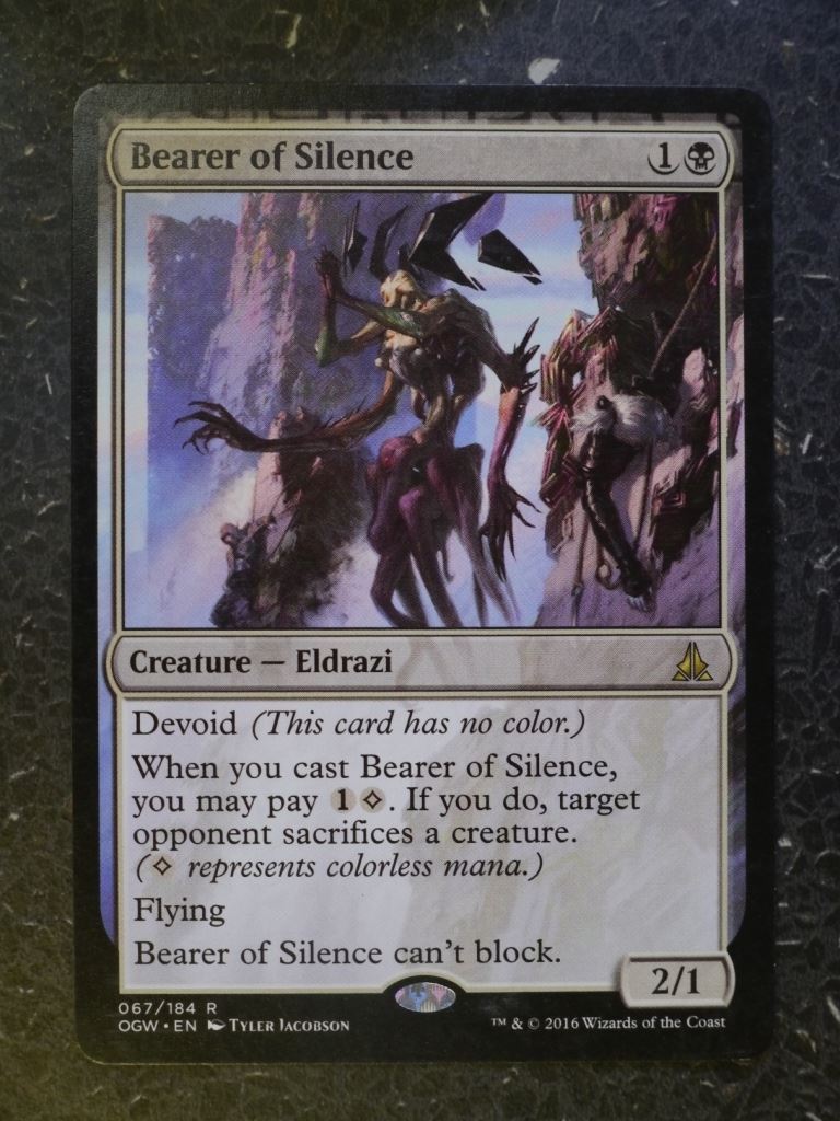 MTG Magic Cards: BEARER OF SILENCE # 6J15