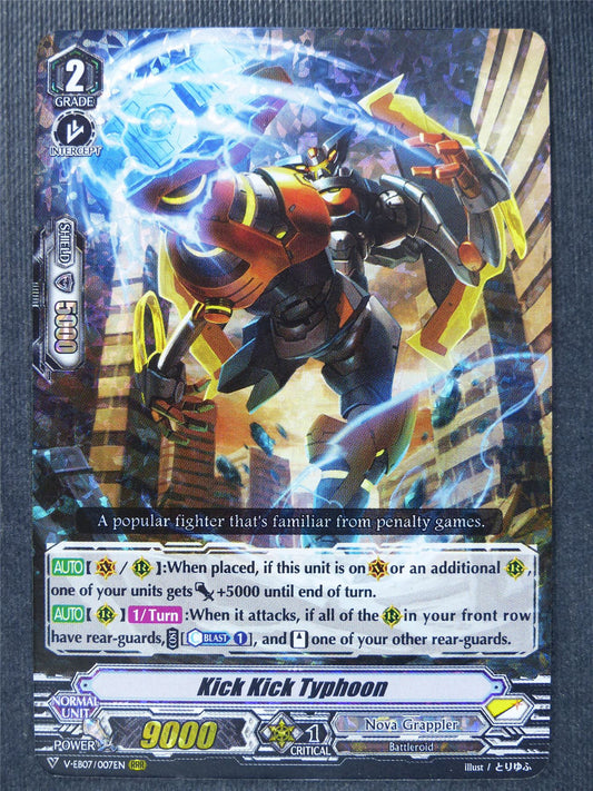 Kick Kick Typhoon V-EB07 RRR - Vanguard Cards #2V