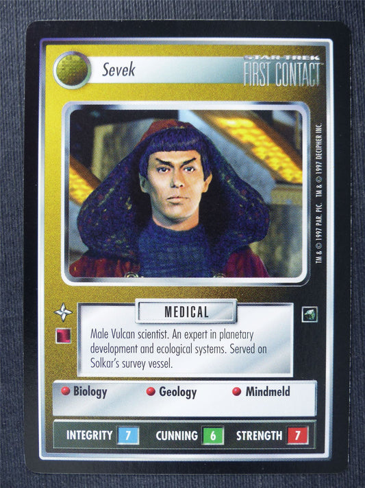 Sevek - FC - Star Trek Cards #15K
