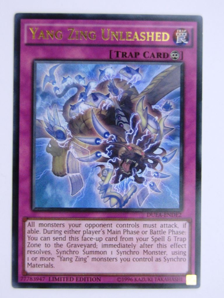 Yugioh Cards: YANG ZING UNLEASHED DUEA ULTRA RARE # 28E46