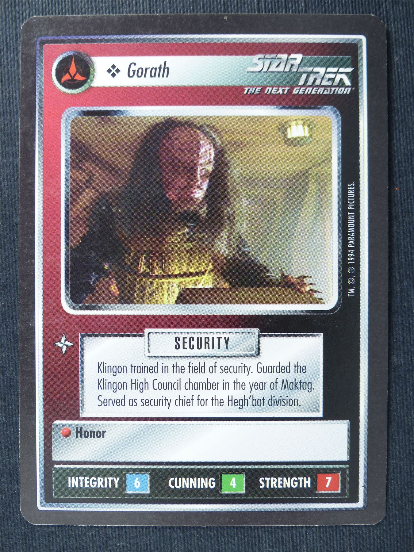 Gorath - NG - Star Trek Cards #S7
