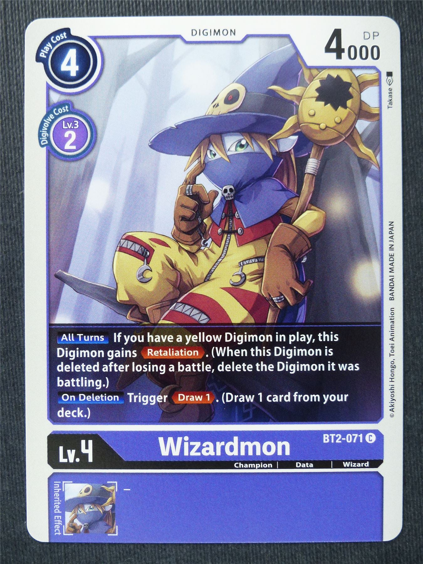 Wizardmon Card