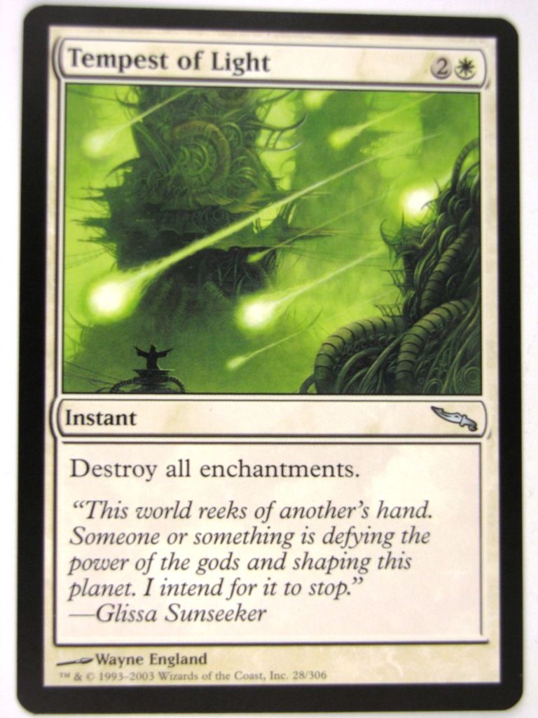 MTG Magic: the Gathering Cards: TEMPEST OF LIGHT: MRD