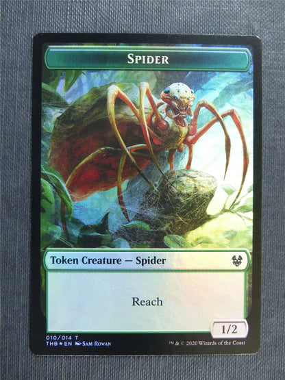 Human Soldier & Spider Token Foil - Collector ed - Theros Beyond Death - Mtg Magic Cards #2B1