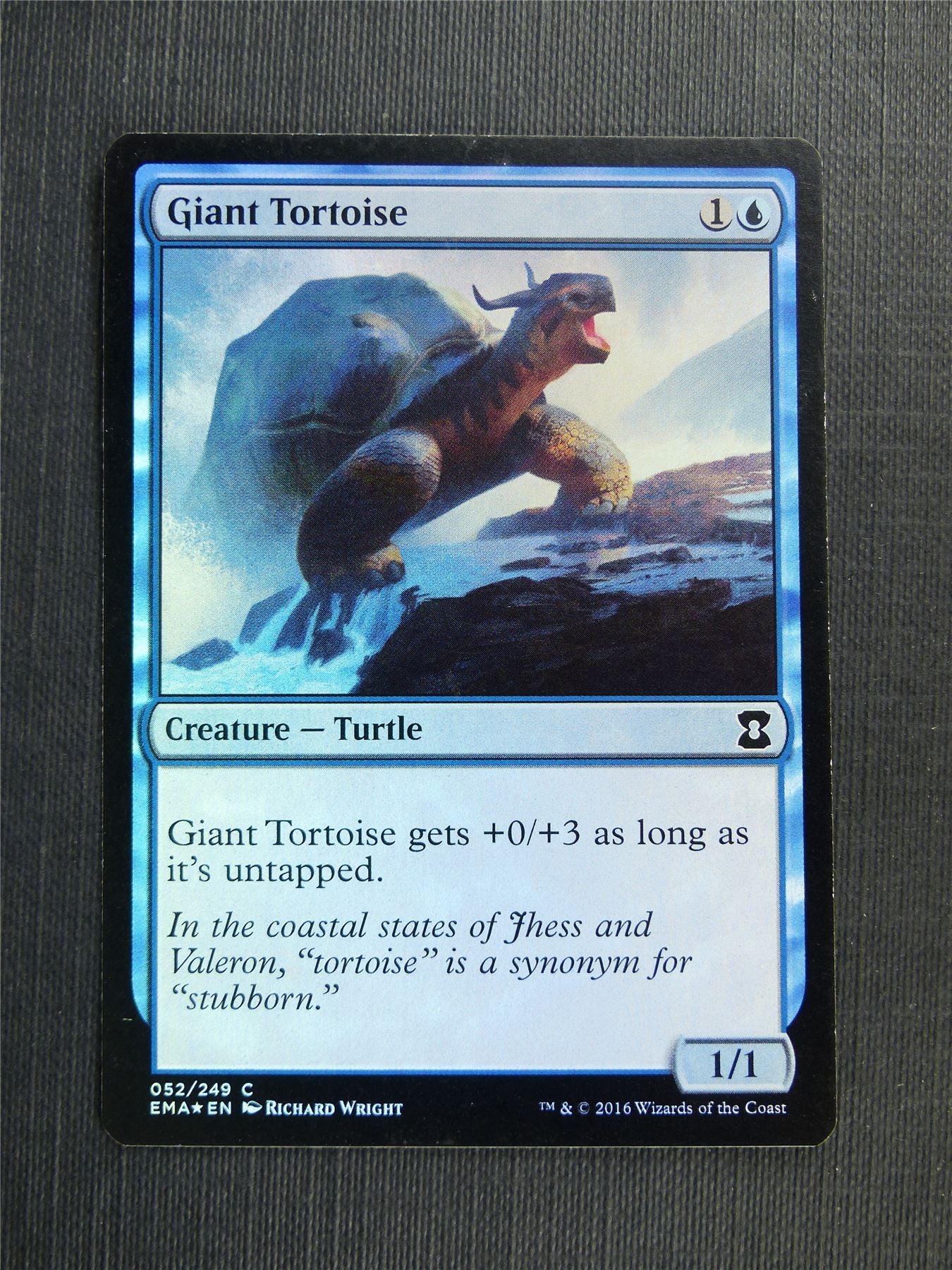 Giant Tortoise Foil - Mtg Magic Cards #58Q