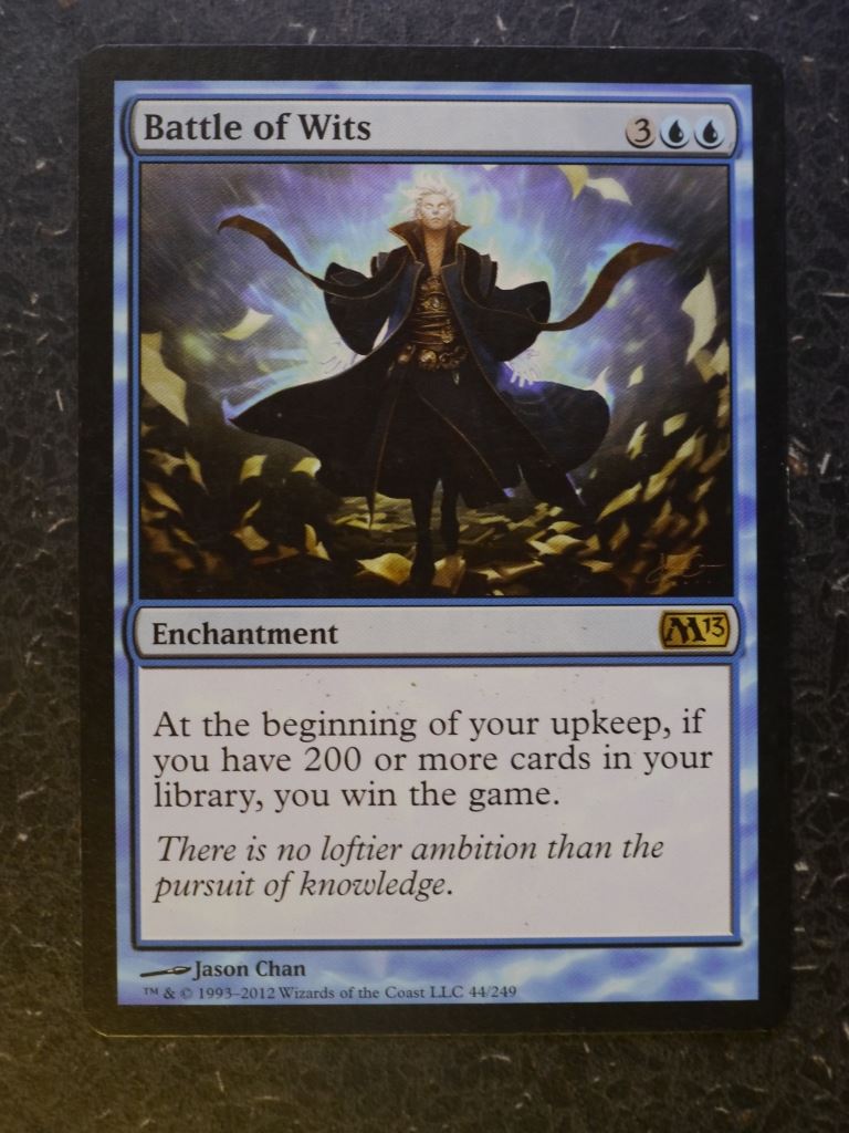 MTG Magic Card: BATTLE OF WITS # 6C99