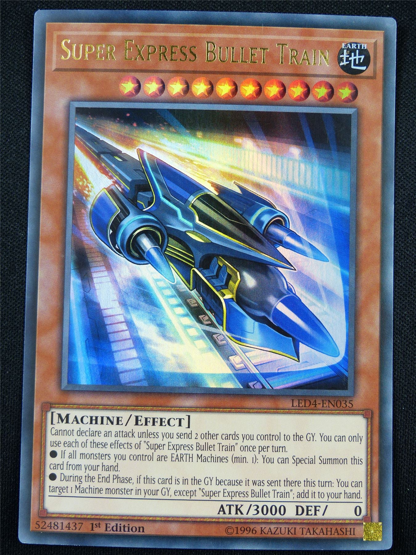 Super Express Bullet Train LED4 Ultra Rare - 1st ed Yugioh Card #S9