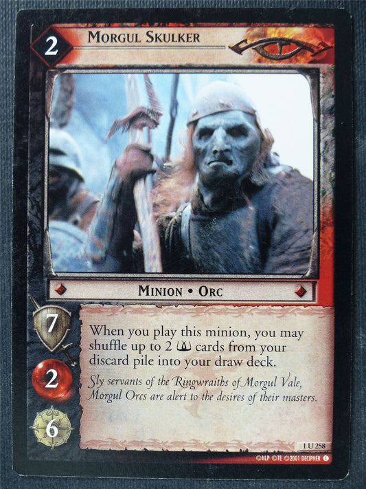 Morgul Skulker 1 U 258 - LotR Card #47O