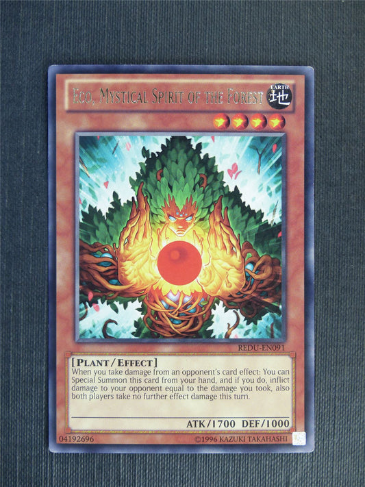 Eco Mystical Spirit of the Forest REDU Rare - Yugioh Cards #16S